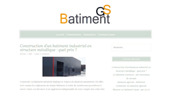 Desktop Screenshot of batiment-gs.com